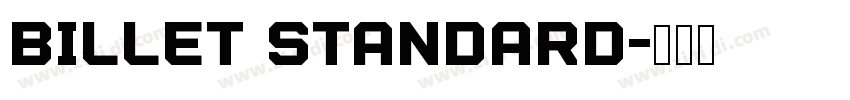 Billet Standard字体转换